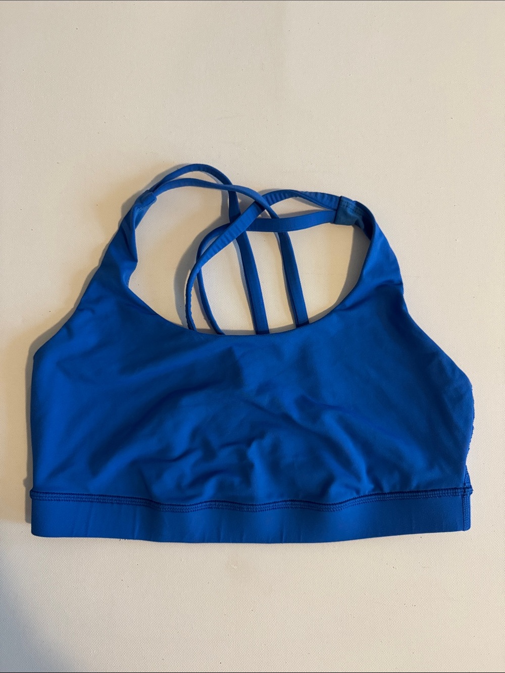 lululemon athletica Royal Blue Strappy Sports Bra